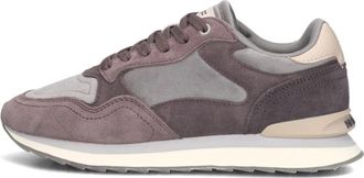 Hoff Paarse Su&egrave;de Sneakers voor Herfst/Winter - Dames - Sneakers - Veelkleurig - 39 EU - Su&egrave;de - Schoenen