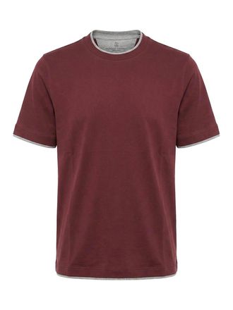 Brunello Cucinelli T-Shirt With Faux-Layering