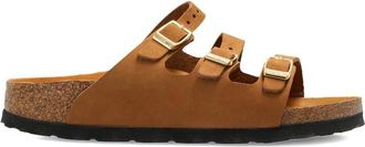 Birkenstock Florida Hex Mink, Nubuck Leather