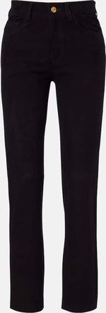 Blaz&eacute; Milano Viva Paso suede straight pants