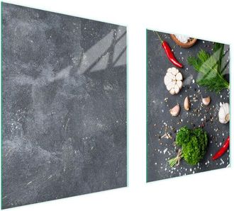 OEM Placa Protectora De Vidrio Para Estufa 85x52 Pizarra