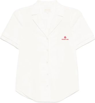 Shushu/Tong Camicia con logo ricamato - Bianco