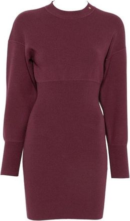 Anine Bing Gebreide Jurk - Dames - Kleedjes - Rood - S - Kleedjes
