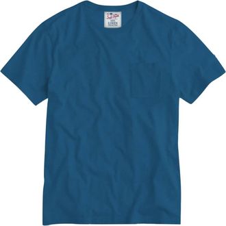 MC2 Saint Barth Heren Linnen T-shirt Diverse Kleuren - Heren - T-shirts - Blauw - L - Linnen - Tops