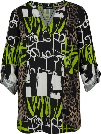 Doris Streich Overhemden, Dames, Veelkleurig, XL, Blouses
