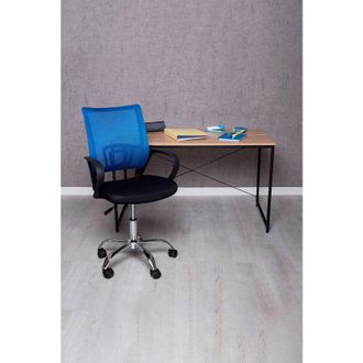 Regalos Miguel Conjuntos De Mesa Y Sillas - Conjunto Escritorio Dek Y Silla Midi Pro - Azul Y Negro