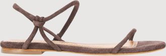 Staud Womens Laurel Strappy Sandal In Mahogany