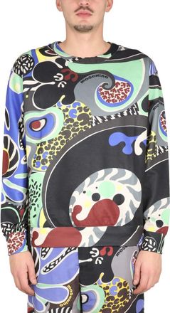 Moschino Multicolor Crew Neck Sweatshirts
