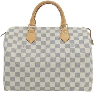 Louis Vuitton Pre-owned Handbags, female, White, Size: ONE SIZE Pre-owned Boston Bag