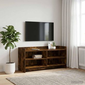 vidaXL Vidaxl Mobile Tv 100 X 33 X 47 Cm Rovere Fumo Legno Ingegnerizzato