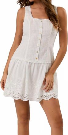 Le Lis Blanc Deux Mandy Mini Dress In White