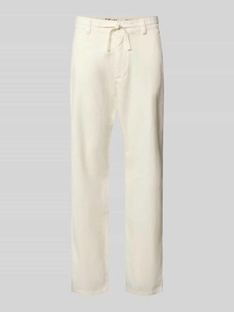 s.Oliver Red Label Relaxed Fit Hose aus Leinen-Baumwoll-Mix in Weiss, Gr&ouml;&szlig;e 33/32