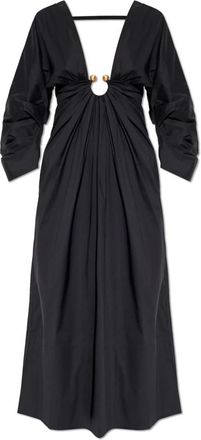 Cult Gaia Dames, Jurken, Zwart, Maat: 3XS Katoen