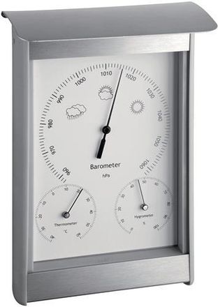 OEM Estaci&oacute;n Meteorol&oacute;gica H215xw145xd70mm Plata / Aluminio Blanco / Pl&aacute;stico Para Interior / Exterior