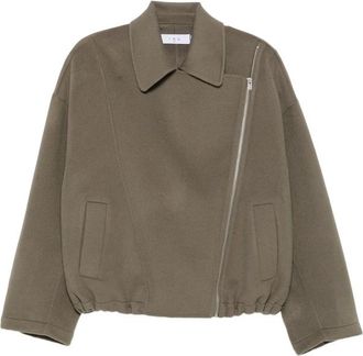 Iro Asymmetric-zip Jacket