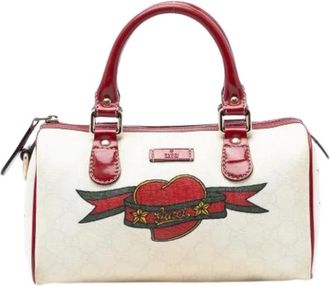 Gucci Pre-owned Handbags, female, Multicolor, Size: ONE SIZE Pre-owned Boston Bag
