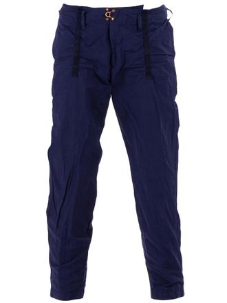 Kolor cropped trousers - Blu