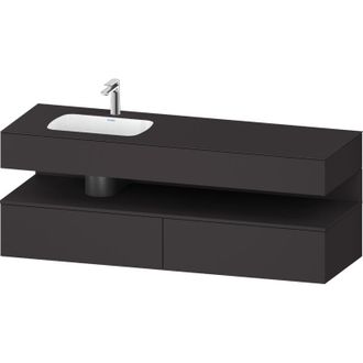 Duravit Qatego Lavabo Encastrado Con Base De Lavabo Consola, - Duravit