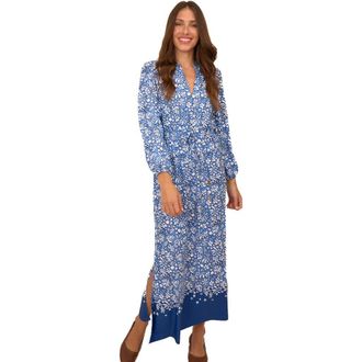 Cabana Life Button Down Maxi Dress in Tahoe at Nordstrom, Size X-Large