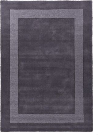 THEKO Wollteppich »USEDOM 8301« rechteckig 11 mm Höhe Uni Farben, reine Wolle, handgetuftet, mit Bordüre