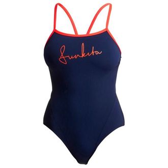 Funkita Single Strap One Piece Badeanzug f&uuml;r Damen | blau