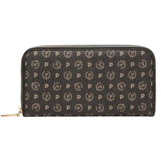 Pollini Wallets & Cardholders, female, Black, Size: ONE SIZE Portafoglio Heritage con zip