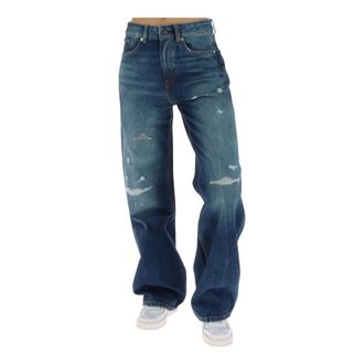 Pepe Jeans London Pepe Jeans Dames Jeans - Dames - Jeans - Blauw - Maat: W30 L32 Katoen