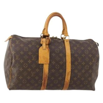 Louis Vuitton Pre-owned Weekend Bags, female, Brown, Size: ONE SIZE Pre-owned Boston Bag