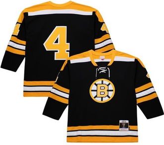 Mitchell & Ness Mens Mitchell & Ness Bobby Orr Black Boston Bruins Big & Tall 1971/72 Blue Line 2.0 Jersey at Nordstrom, Size 4Xb