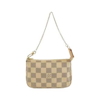 Louis Vuitton Pre-owned Mini Bags, female, White, Size: ONE SIZE Pre-owned Canvas Mini Bag