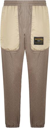 Moschino Moderne Broek - Heren - Sweatpants - Beige - S - Katoen - Broeken