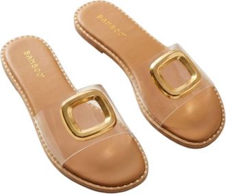 Bambooa Womens Alta Slide In Clear