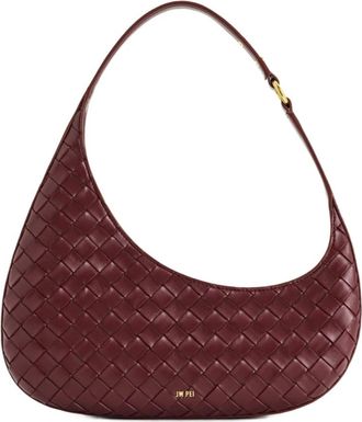 JW PEI Shoulder Bags, female, Red, Size: ONE SIZE Harlee Weave Texture Shoulder Bag