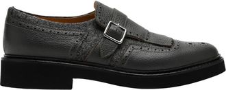 Doucal's Geveterde Oxford Schoenen - Dames - Loafers - Zwart - 37 EU - Leer - Schoenen
