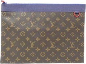 Louis Vuitton Pre-owned Clutches, male, Brown, Size: ONE SIZE Pre-owned Pochette Apollo Monogram Bag