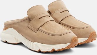 Tod's Runner suede mules