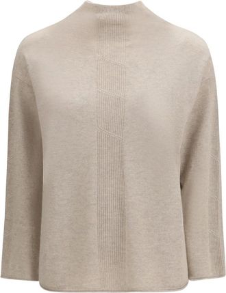 Max Mara Pure Cashmere Sweater - Dames - Truien - Beige - Maat: M Kasjmier