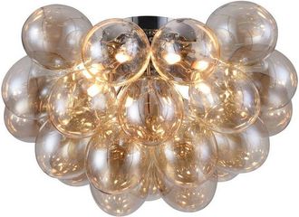 Maytoni Balbo Semi Flush Ceiling Ceiling Lamp Nickel, 8 Light, G9