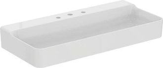 Ideal Lavabo Conca 1000x450x165mm Blanco 3 Orificios Para Grifer&iacute;a, Sin Rebosadero Ideal Standard