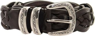Brunello Cucinelli Braided calfskin belt