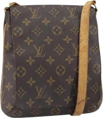 Louis Vuitton Pre-owned Vintage Cross Body Bag - Dames - Vintage Schoudertas - Bruin - ONE Size - Vintage