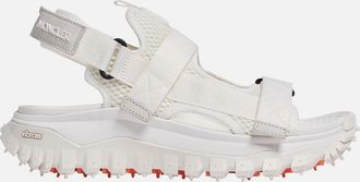 Moncler White Logo Sandals