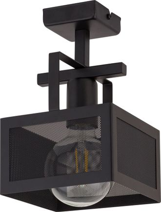 Sigma Albert 1 L&aacute;mpara De Techo Negra 16 Cm