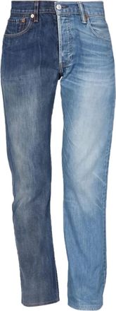 1/OFF Jeans con design patchwork - Blu