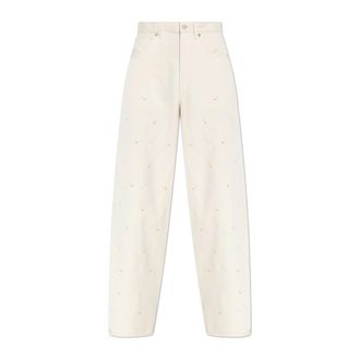 Marni Dames, Jeans, Beige, Maat: XS Katoen