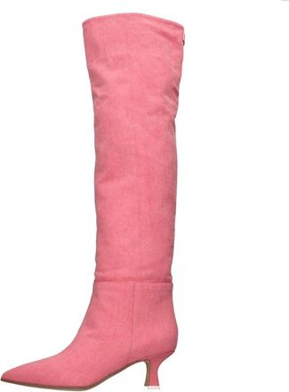 3Juin Bea-J Laarzen - Dames - Laarzen met Hak - Roze - 37 EU - Leer - Schoenen