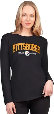 G-III 4Her by Carl Banks Womens G-III 4Her by Carl Banks Black Pittsburgh Steelers Best Play Long Sleeve T-Shirt at Nordstrom, Size Xx-Large