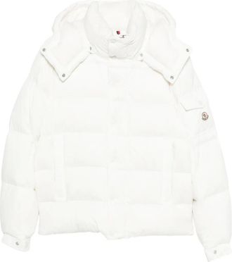 Moncler Maya 70 hooded down jacket - men - Polyamide/Polyamide - 2 - White