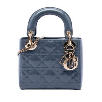 Dior Pre-owned Dior Mini Patent Cannage Lady Satchel Ladies SUZEHWC4UPIJZAJ6