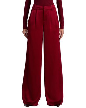 Alice & Olivia Alice + Olivia Kennedy High-Rise Pleated Trouser